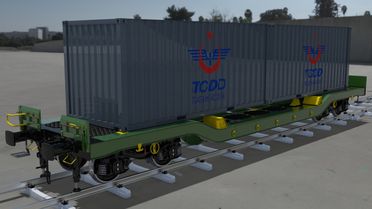 TSK'ya özel askeri araç taşıma vagonu tasarlandı