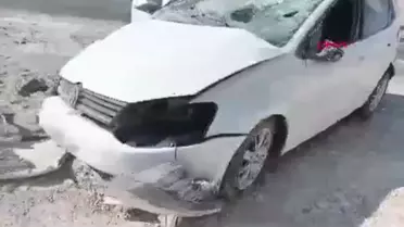 Batman'da takla atan otomobilde 4 kişi yaralandı