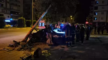 Çorum'da Otomobil Kazası: 1 Ölü, 1 Ağır Yaralı