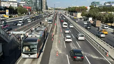 Avcılar-Küçükçekmece Metrobüs Hattında Trafik Yoğunluğu