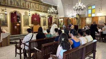 Hatay'da Meryem Ana'nın göğe yükseliş günü ayini düzenlendi
