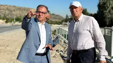Hacılar'da Büyük Su Projesi Çalışmaları İncelendi