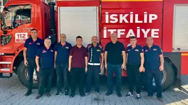 Çorum İskilip Belediyesi İzmir'deki Orman Yangınına Müdahale İçin Ekip Gönderdi
