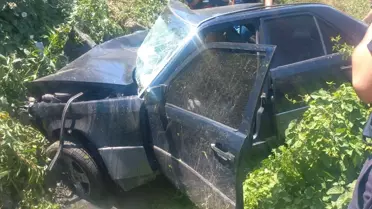 Bolu'da otomobil şarampole devrildi: 1 ölü, 1 yaralı