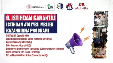 İstihdam Atölyesi Meslek Kazandırma Programı'na başvurular başladı