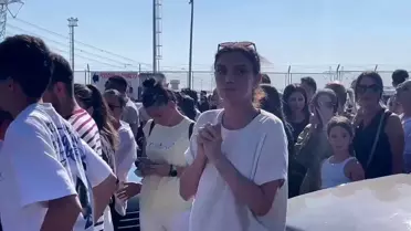Dilan Polat'ın tahliye kararı sonrası yakınları Silivri'de toplandı
