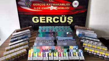 Batman'da Gümrük Kaçağı Sigara Operasyonu