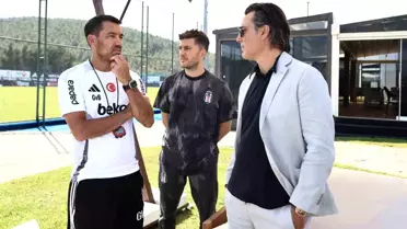 A Milli Futbol Takımı Teknik Direktörü Vincenzo Montella Beşiktaş'ı ziyaret etti