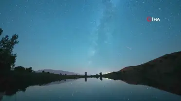 Perseid Meteor Yağmuru Erzincan'da Eşsiz Görüntüler Ortaya Çıkardı