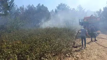 Afyonkarahisar'da Orman Yangınına Müdahale