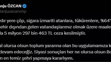 Bolu Belediyesi'nden Çevre Kirletenlere 5 Milyon TL Cezai İşlem
