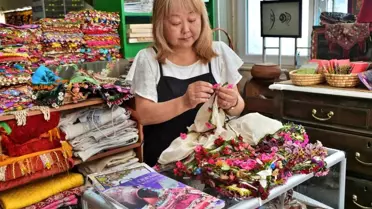 Japon Yazar ve İğne Oyası Araştırmacısı Türk El Sanatlarını Araştırıyor