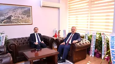 Aydın Valisi Koçarlı Kaymakamı ile Projeler Hakkında Görüştü