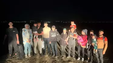 Edirne'de yasa dışı yollardan yurt dışına kaçmaya çalışan 24 düzensiz göçmen yakalandı
