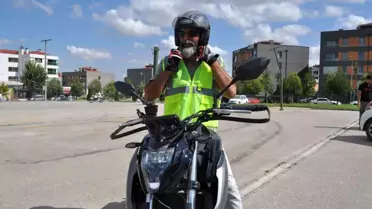 Eskişehir'de Motosiklet Sürücülerine Uyarı: Kask ve Eldiven Çok Önemli