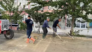 Sinop'un Gerze ilçesinde sağanak nedeniyle 87 evde hasar meydana geldi