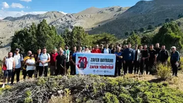 Çivril'de 30 Ağustos Zafer Bayramı ve Kurtuluş Yürüyüşü Düzenlendi