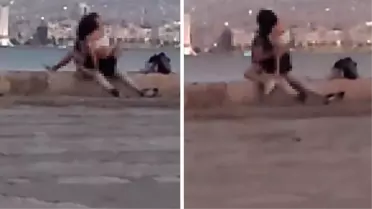 Görüntü Türkiye'den! Sahilde herkesin gözü önünde cinsel ilişkiye girdiler