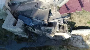 Elazığ'da Harput Kalesi'nde 1000 yıllık sanayi sitesi bulundu