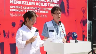 Türk Kızılay ve Kore Kızılhaçı Kahramanmaraş Toplumsal Hizmet Merkezi'ni açtı
