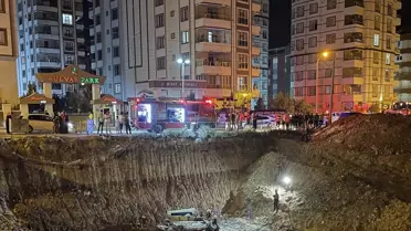 Şanlıurfa'da Otomobil İnşaat Temeline Düştü