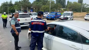 Edirne'de polis ve jandarma ortak uygulama gerçekleştirdi