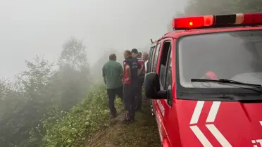 Erbaa'da tarım aracı devrildi, sürücü hayatını kaybetti