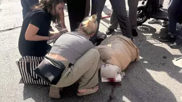 Bilecik'te Geri Manavera Yapan Elektrikli Motosiklet Devrildi, Sürücü Yaralandı