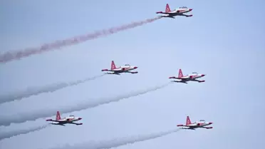 Türk Yıldızları 30 Ağustos Zafer Bayramı için prova uçuşu gerçekleştirdi