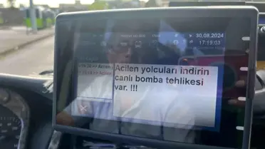 Kocaeli'de Toplu Taşıma Araçlarına Canlı Bomba Tehlikesi Mesajı