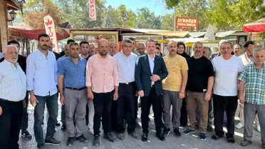 MAGİNDER Başkanı Salih Karademir, depremzede esnafların taleplerini dinledi