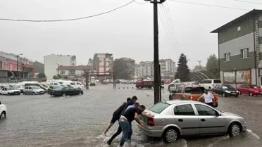 Çaycuma'da Şiddetli Yağışlar Sonucu Su Baskını