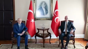 TBMM Başkanı Kurtulmuş, MHP Lideri Bahçeli'yi Ziyaret Etti