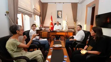 Kültür Varlıkları ve Müzeler Genel Müdürlüğü Ayvalık'ı ziyaret etti