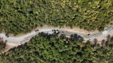 Korugöl Tabiat Parkı'nda Yol Yapım Çalışmaları Devam Ediyor