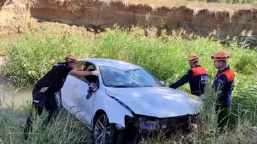 Sivas'ta Dereye Uçan Otomobilde Sürücü Hayatını Kaybetti