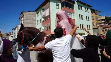 Baba Hayali Gerçekleşti: Gelin Ata Bindi