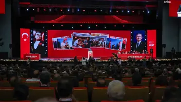 CHP Kurultayı'nda Tüzük Görüşmeleri Başladı