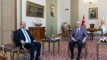 Kurtulmuş, Sayıştay Başkanı Yener'i Kabul Etti
