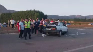 Tokat'ta ölümcül kaza: 1 ölü, 1 yaralı