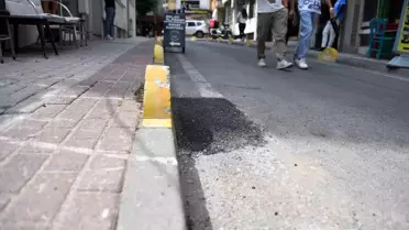 Osmangazi Belediyesi, Hocaalizade Mahallesi'ndeki çukuru onardı
