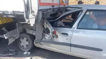 Kırıkkale'de Otomobil-Tır Kazası: 4 Yaralı