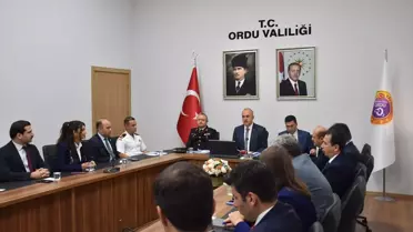 Ordu'da Güvenlik Toplantısı Yapıldı