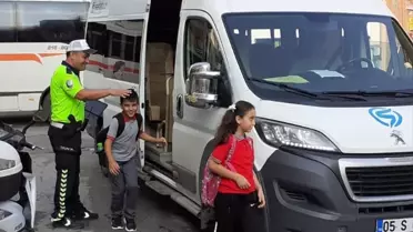 Amasya'da Öğrenci Servislerine Denetim