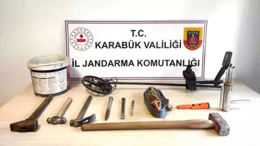 Safranbolu'da Define Avcıları Suçüstü Yakalandı