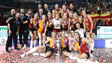Galatasaray Kadın Voleybol Takımı Balkan Kupası'nı Kazandı