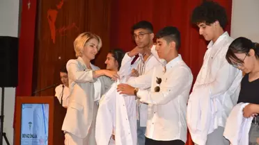 Malatya'da Tıp Öğrencilerine Beyaz Önlük