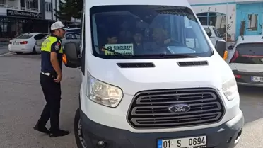 Adana'da Öğrenci Servislerine Denetim