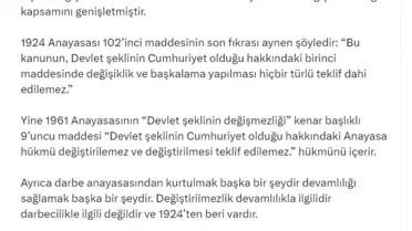 Değiştirilmezlik İlkesi Açıklaması