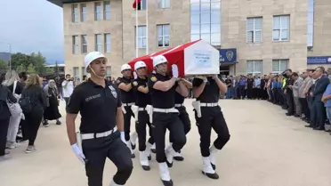 İnegöl'de Emekli Polis Aydın Eryaşar İçin Tören Düzenlendi